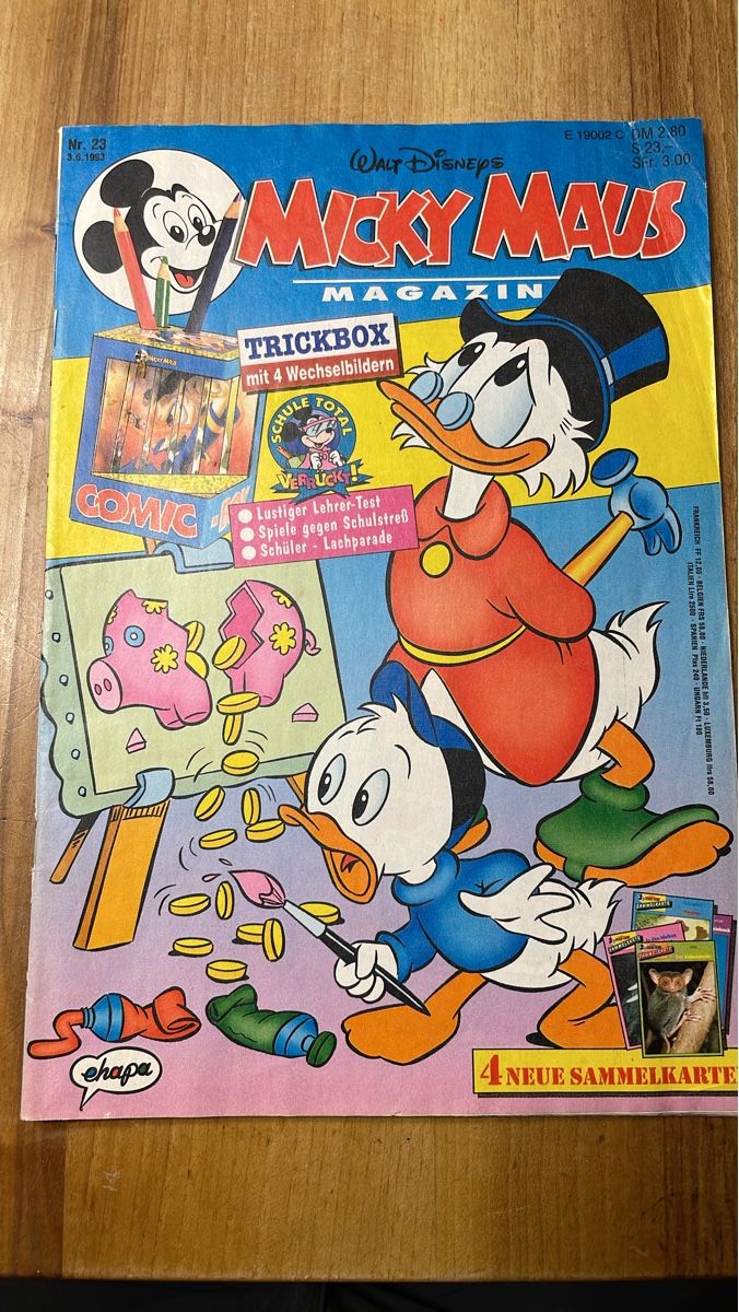 Fumetti: Micky Maus Magazin Nr. 23 mit Comic Box, Trickbox top! – Nuovo (secondo la descrizione) da Therwil venduto da rubininio