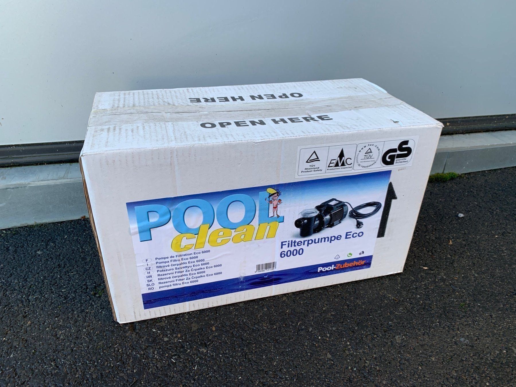 Pompe & Parti di ricambio: FILTERPUMPE FÜR POOL ECO 6000 – Nuovo e nell'imballaggio originale da Zürich venduto da MC6319