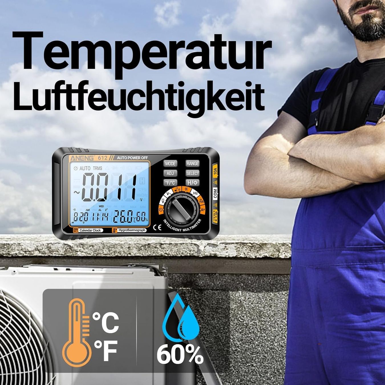 Misurare: Pro Digital Multimeter mit Zubehör – Nuovo e nell'imballaggio originale da Geneve venduto da Titi2008 7