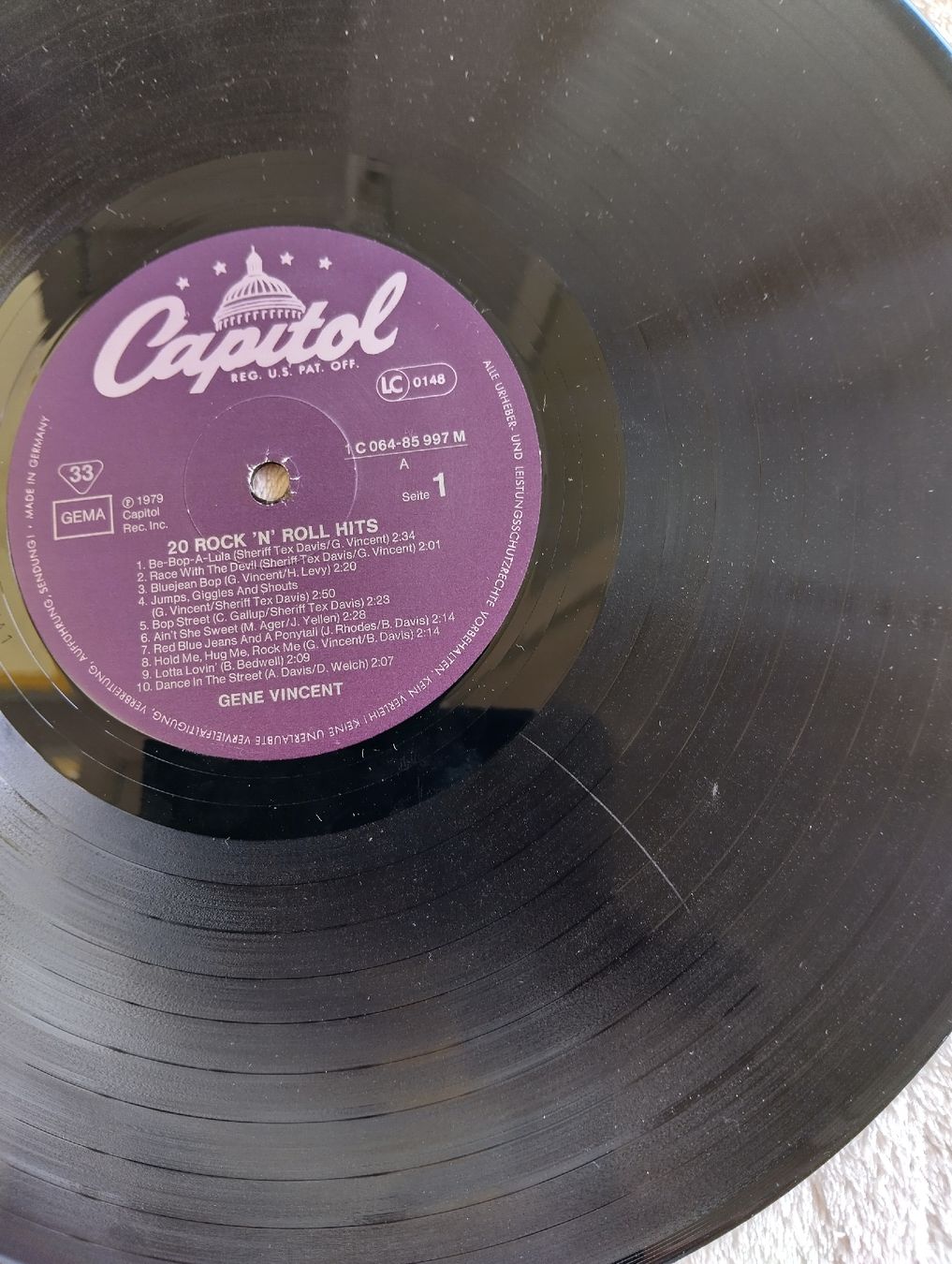 Dischi in vinile: Gene Vincent - 20 Rock'n'Roll Hits, – Usato da Reconvilier venduto da mpa_7b2k 1