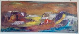 Oelbild von Bruno A.Weber (1918-1978)