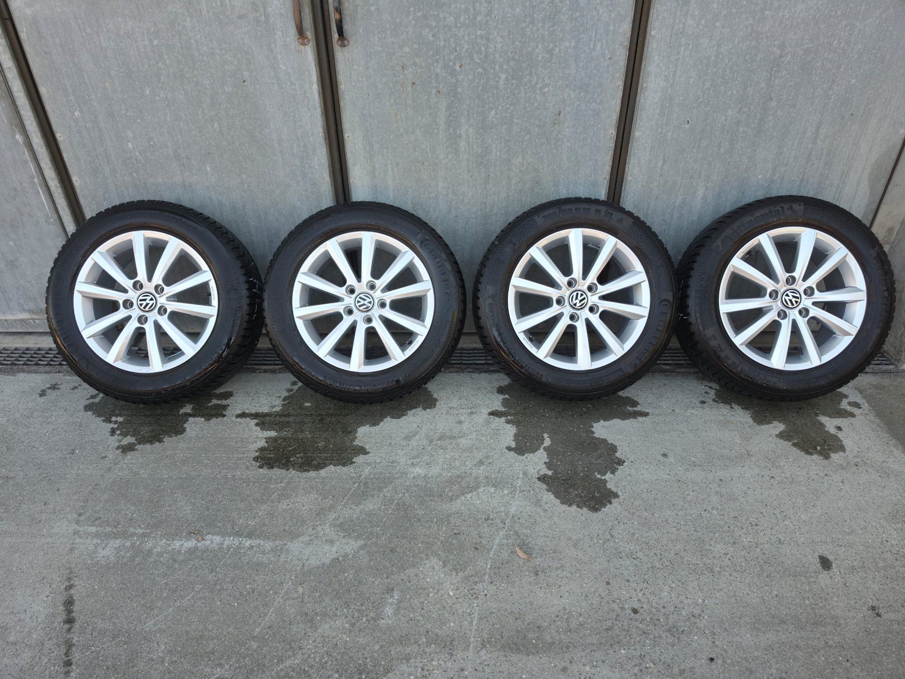 Continental Pneumatici & Ruote complete: Winterräder VW von Continental – Usato da Felben-Wellhausen venduto da REALLIFE20