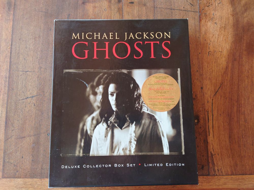 Michael Jackson Deluxe Box GHOST (2 CDs+VHS) limited edition (Neu ...