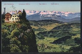 Uetliberg, Panorama mit Urirotstock, Rig