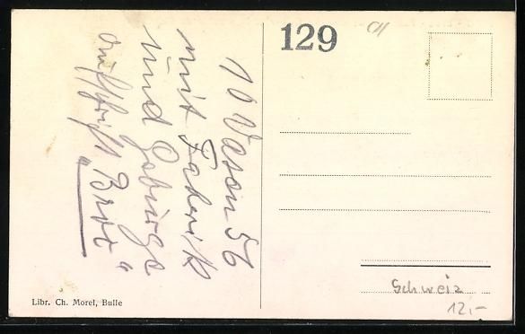 Cartoline postali: Broc, Fabrique de chocolat Cailler et la – Usato da Berlin venduto da bartko-reher 1