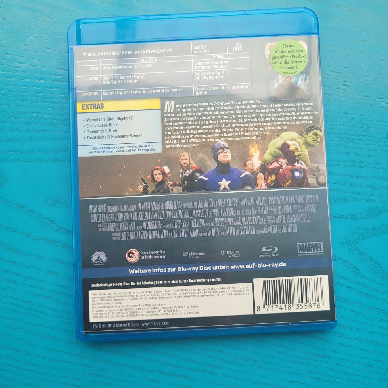 Tutti i DVDs: The Avengers - Marvel / Blu ray – Usato da SCHÜBELBACH venduto da CoKaHa 1