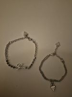 Bracelet Guess argenté, lot de 2 pièces, parfait état!