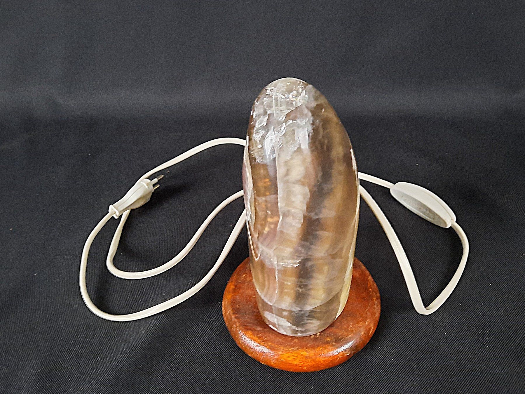 Lampade: Grauer Fluorit Lampe – Usato da Beinwil am See venduto da Restwert_Beinwil 4
