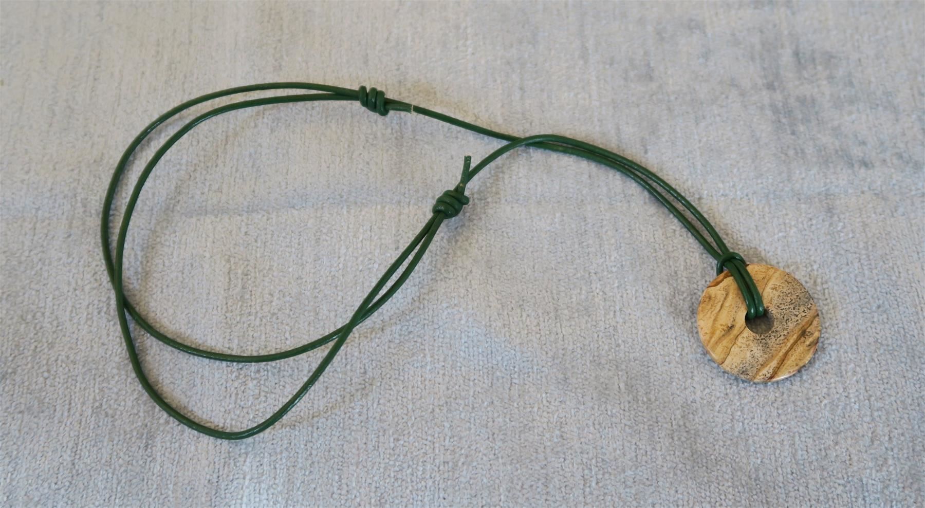 Catenine: Kette mit Anhänger donut Jaspis – Nuovo (secondo la descrizione) da Brittnau venduto da marlenestone 3