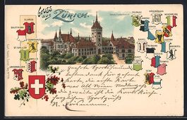 Litho Zürich, Schweiz. Landesmuseum, Wa