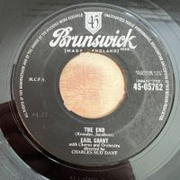 Earl Grant - The End / 1. UK-Press. 1958