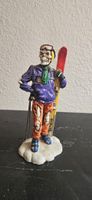WUI Figur 2000 Totenkopf Skull Skelett Schifahrer