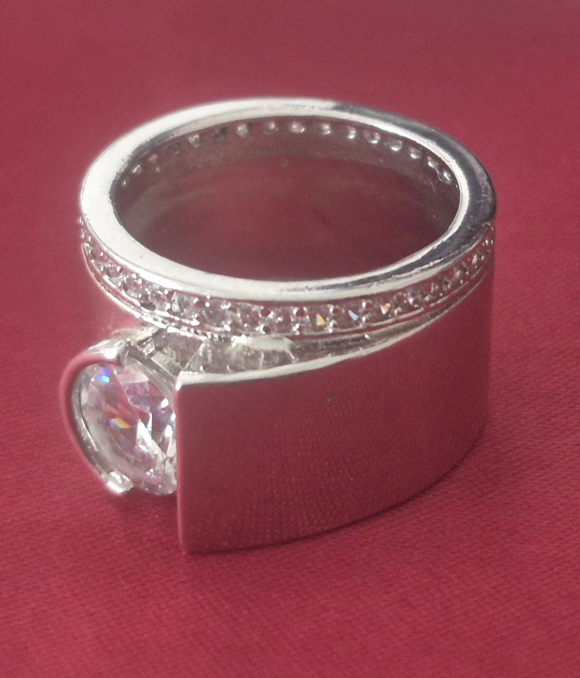 Ringe: Anello con pietre bianche, argento – Neu (gemäss Beschreibung) aus Giubiasco von Stefaniav 4