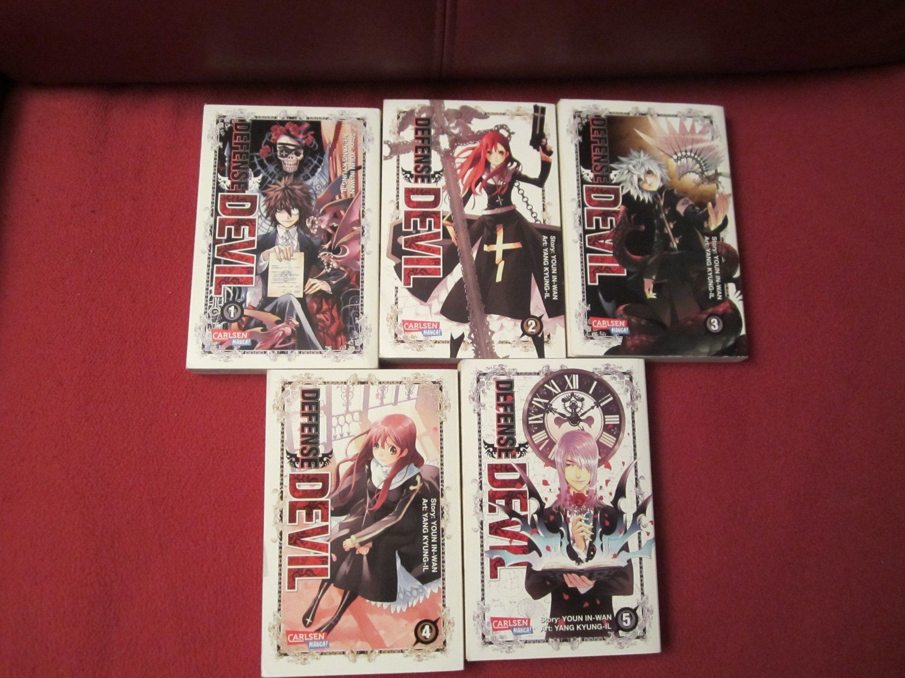Fumetti: MANGA-COMIC: DEFENSE DEVIL!!! CARLSEN COMIC BAND 1 BIS 5!!!! – Usato da Volketswil venduto da nemo2000 1