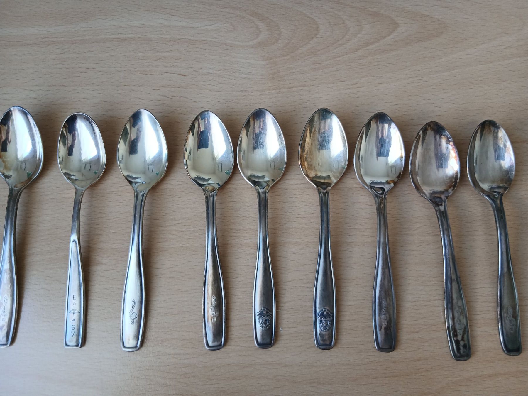 Sola Cucchiai: Elegantes Silberlöffel-Set (9-teilig) mit Originalbox – Usato da Sonnental venduto da maec69 1