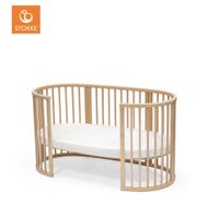 Stokke Gitterbett Sleepi V3 Buche mit Matratze