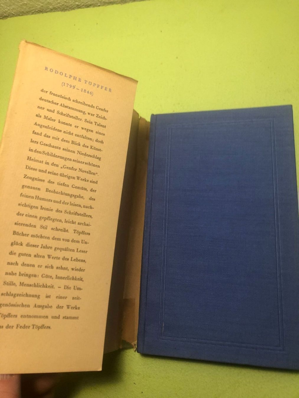 Libri: Rodolphe Töpffer: Genfer Novellen. – Usato da Zürich venduto da allp 1