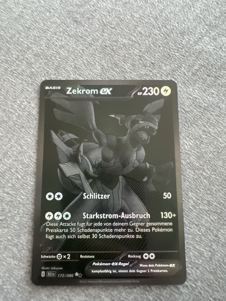 Pokémon Sammelbilder & Trading cards: Pokem Zekrom Ex black bolt – Neu (gemäss Beschreibung) aus Amriswil von Simsarahbim