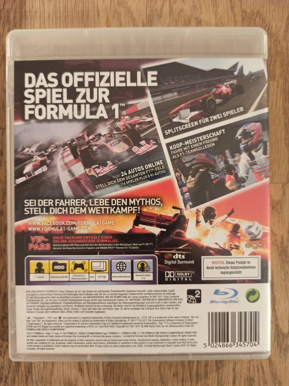 Giochi: F1 2011 PS3 – Usato da Oberweningen venduto da mar_87mx 1