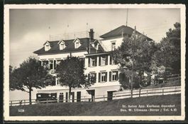 St. Anton AI, Kurhaus Alpenhof, gelaufen 1949