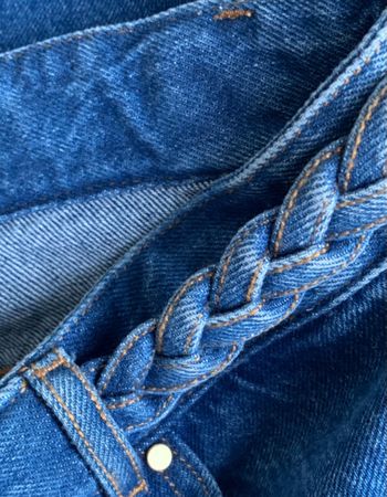 Superbe jeans extra large TARA JARMON tressage t.40