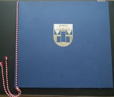 Vaduz, Liechtenstein Broschüre Sondermarken v. Bürgermeister