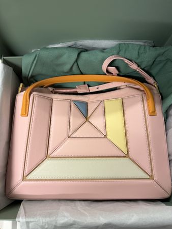Mlouye Sera Tote Sprinkles Pink Cloud