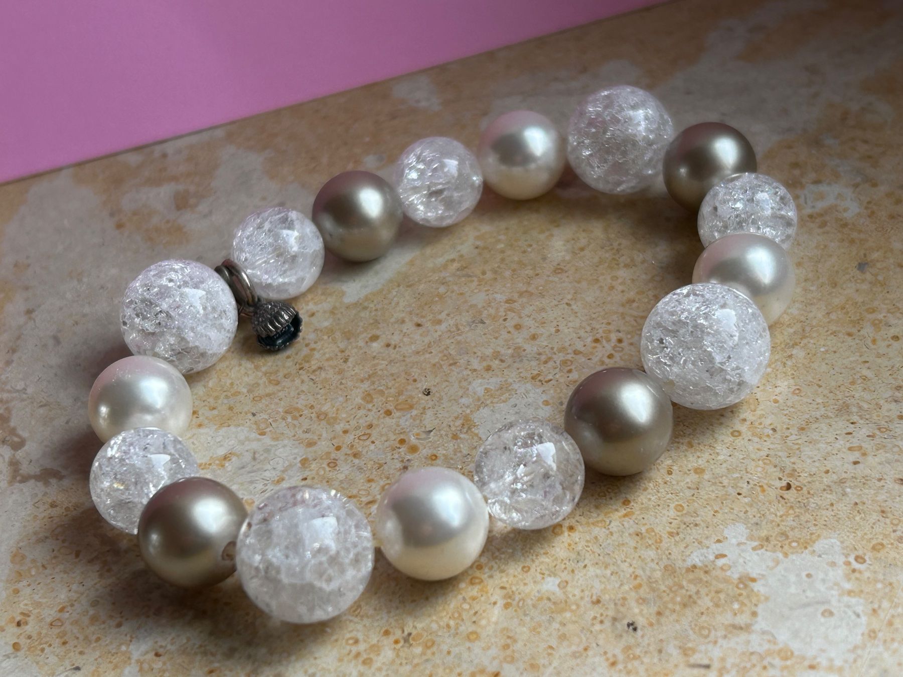 Bracelets: Armband Kristall mit Perlen (imitat) – D'occasion à Dittingen par Bellevista 5