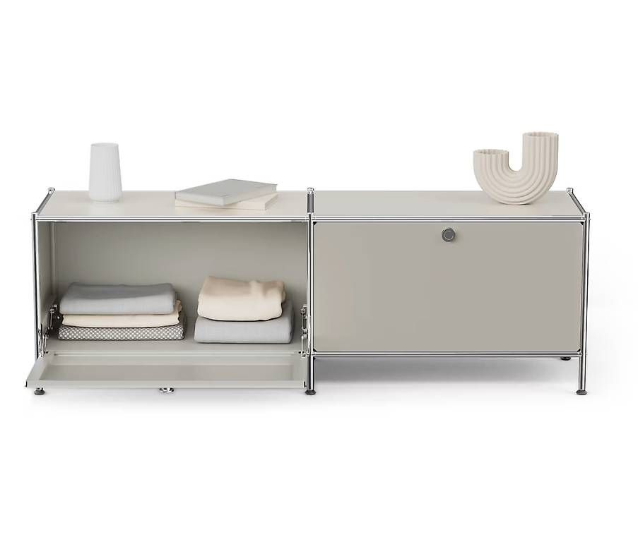 Meubles TV: CN3 Lowboard / TV-Kommode Tchibo beige/hellgrau – D'occasion à Grüsch par Fludome 2