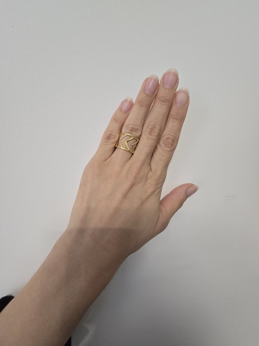 Anelli: Ring Silber 925 mit 18K Vergoldung, Gr. 52 – Nuovo e nell'imballaggio originale da Zug venduto da gold.schmuck 1
