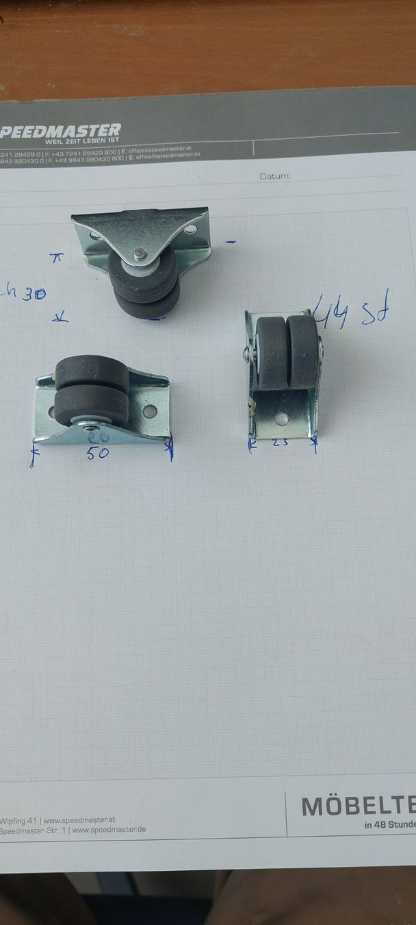 Altro per stoccaggio & trasporto: Möbelräder 25 mm Rad – Nuovo (secondo la descrizione) da Watt venduto da han_5r7p 1