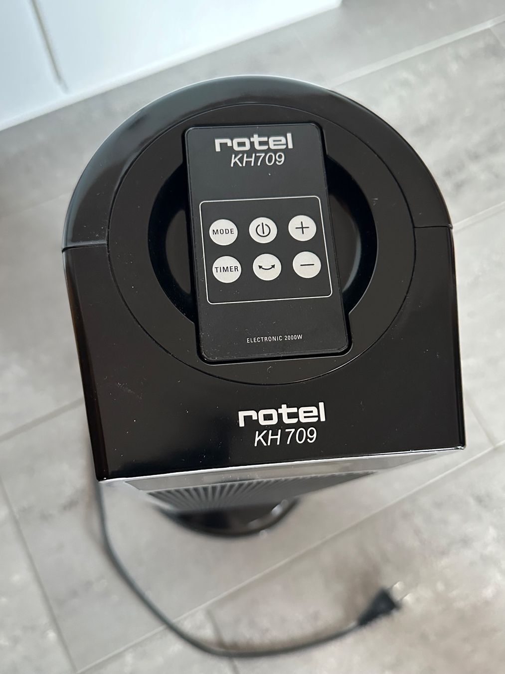 Rotel Radiatori: Heizlüfter Schwarz Keramik 2000W – Usato da Fehraltorf venduto da rol_g522 1