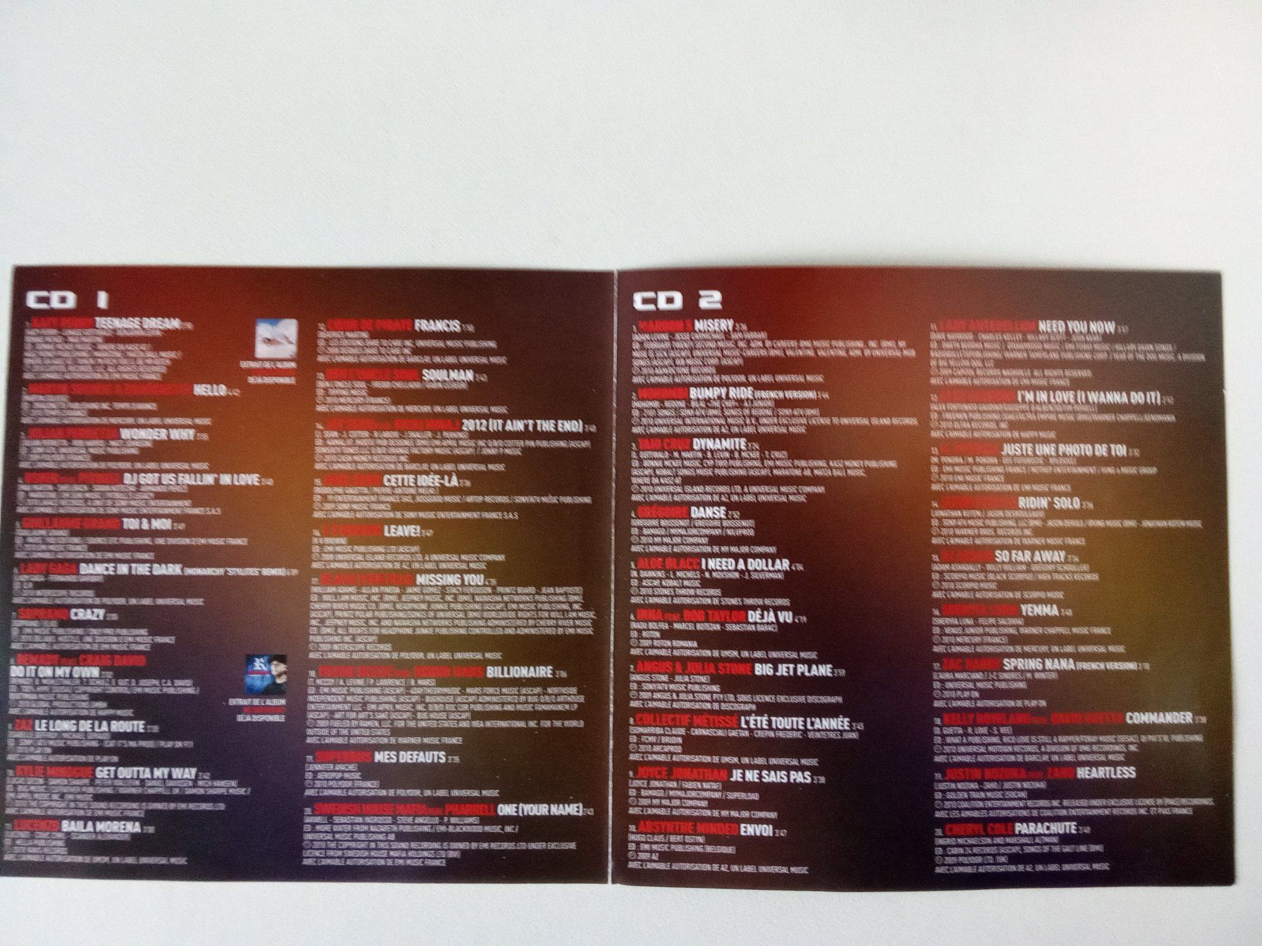CDs: Hit List 2010, Vol.2 - 2 CDs / 40 Titel – Gebraucht aus Bilten von Bora3 4