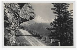 Brünifstrasse, Blick gegen Meiringen um 1928