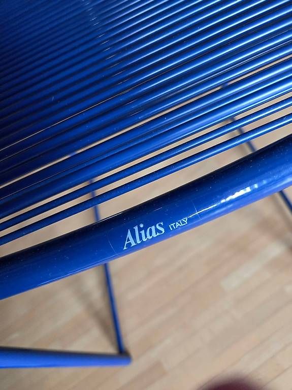 Alias Sedie: Alias Spaghetti Stuhl blau – Usato da Winterthur venduto da Annie-Hall 1