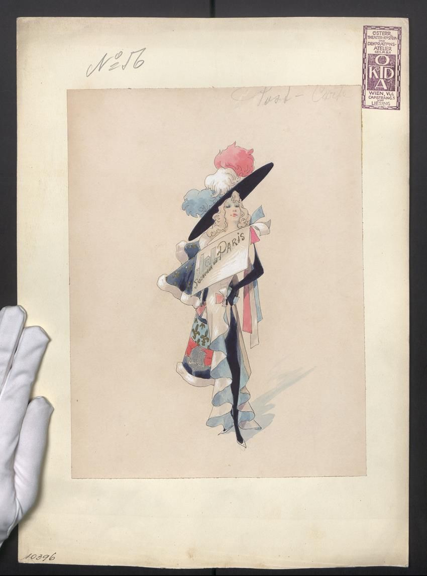 Cartes postales: Handzeichnung No 56, Model als Ansichtsk – D'occasion à Berlin par bartko-reher