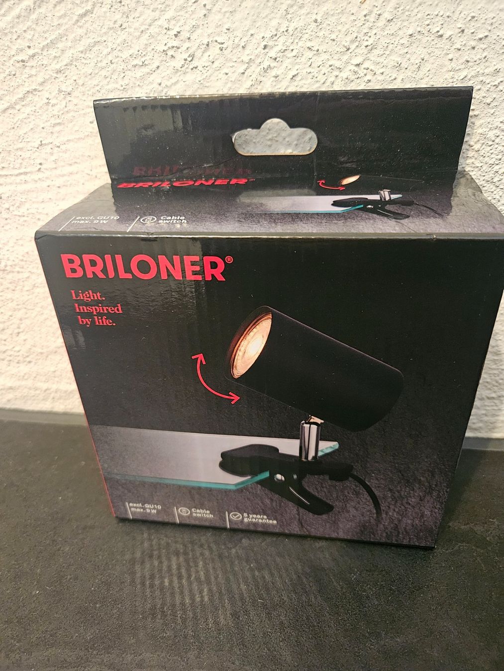 Lampen: Briloner Klemmleuchte, Tischlampe neu – Neu und originalverpackt aus Wangen ZH von tulipe55