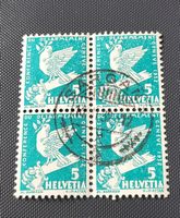 Viererblock mit Vollstempel Sargans
