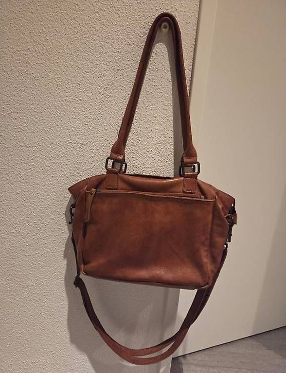 Taschen für Damen: Dunkelbraune Ledertasche (Marke Bear) – Gebraucht aus Herisau von lia17 4