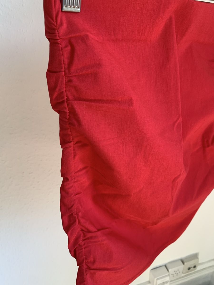 Bershka Gonne: Jupe rouge à fronces Bershka – Nuovo (secondo la descrizione) da Genève venduto da rez_c6c6 4