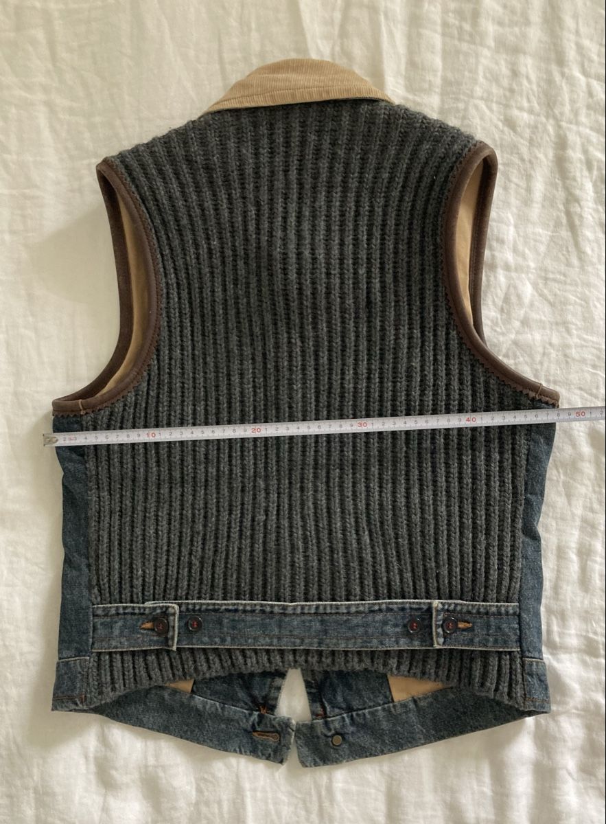 Dsquared2 Gilet & Giacche: Dsquared2 Herrenweste Denim und Strick 52 – Usato da Zürich venduto da mainau16 8