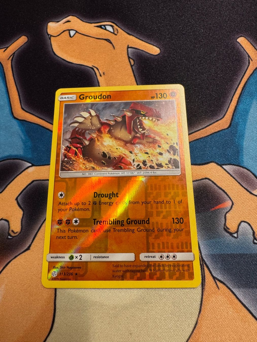 Pokémon Sammelbilder & Trading cards: Groudon (CEC 113) - Reverse Holo - Cosmic Eclipse – Neu (gemäss Beschreibung) aus Bülach von Pfrenzel
