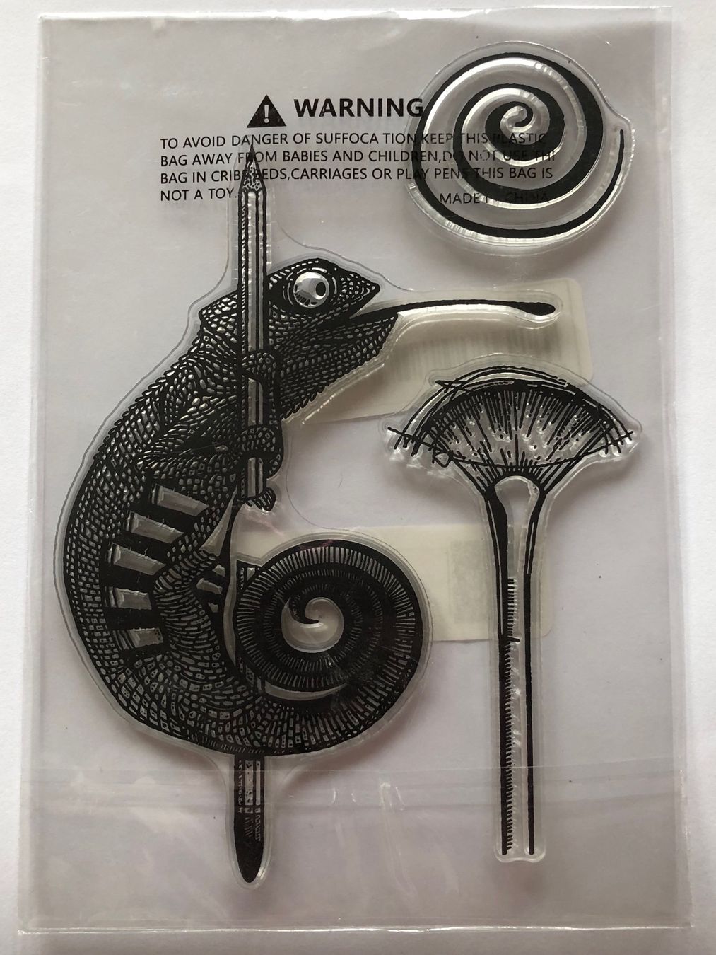 Timbri: Silikonstempel: Chamelion, Pinsel, Spirale – Nuovo e nell'imballaggio originale da Stilli venduto da elaf23031974