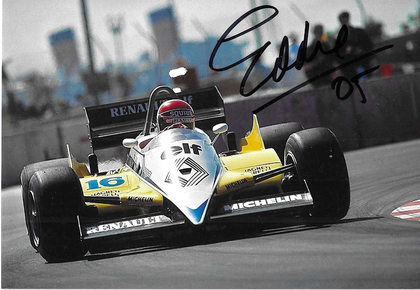 Autografi: Cheever, Renault 1983, original signiert! – Usato da Grünenmatt venduto da F1Racing-Switzerland