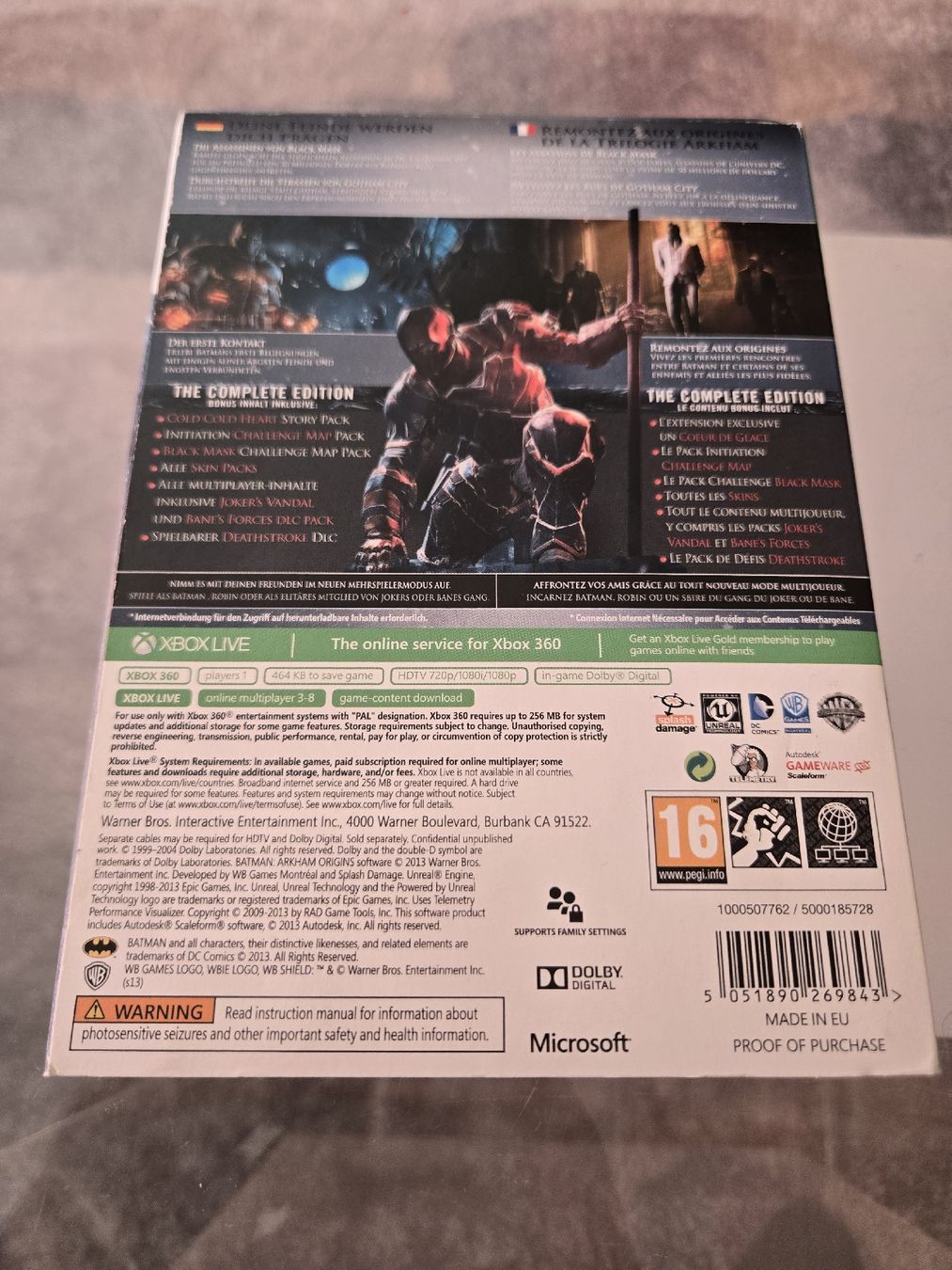 Giochi: Batman Arkham Origins The Complete Edition Xbox 360 – Usato da Bussigny venduto da Kfdlt 1