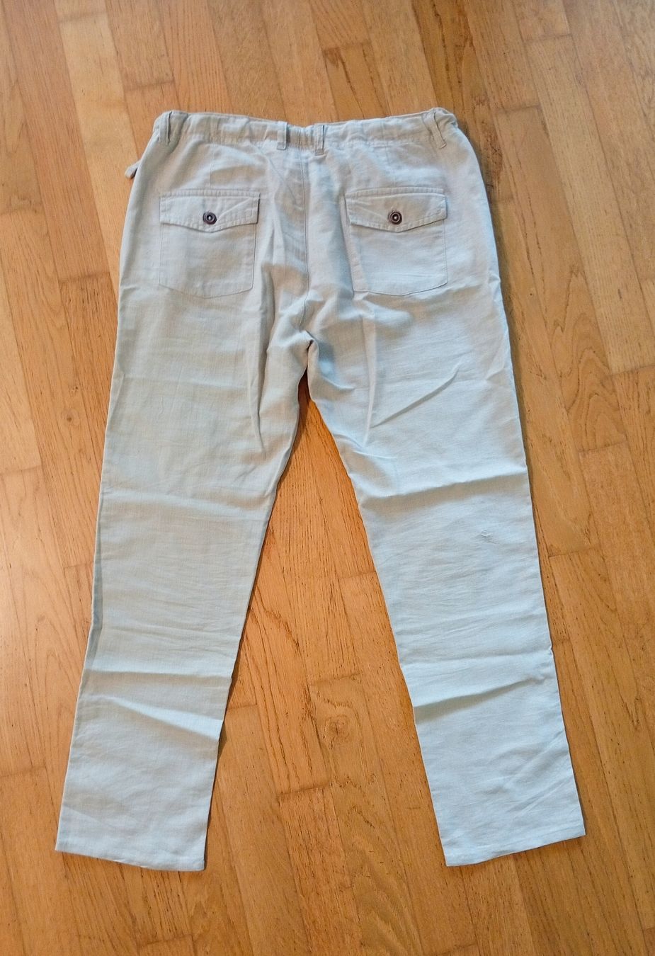 Pantaloni: Leinenhose mit Kordelzug – Nuovo e nell'imballaggio originale da Kreuzlingen venduto da credo70 1