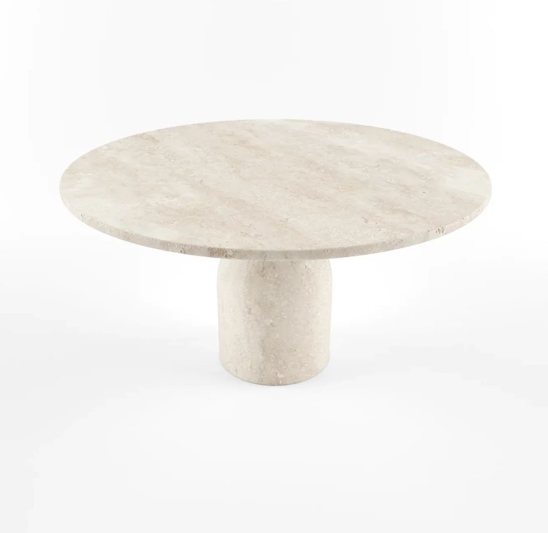 Tische: Travertin Esstisch 150 cm Durchmesser – Neu (gemäss Beschreibung) aus Illnau von legendarysoap 2
