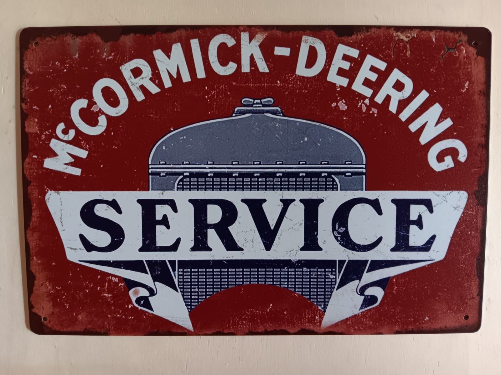 Insegne: Mc Cormick- Deering Service Blechschild – Nuovo (secondo la descrizione) da Alberswil venduto da mech350