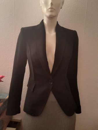Zara Blazer schwarz Gr. 34 elegant Büro Business chic Look