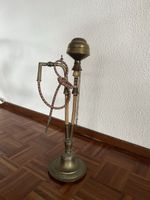 Wasserpfeife Messing antik mit Schlauch 65 cm